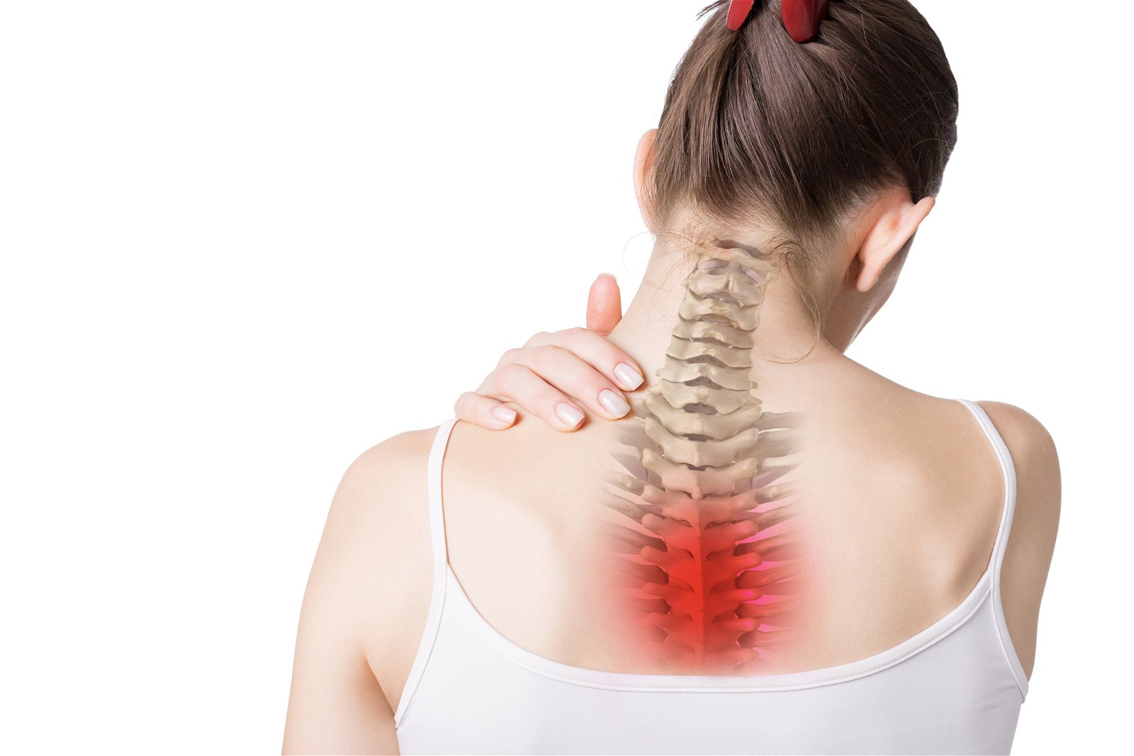 Pekoče bolečine v zgornjem delu hrbta