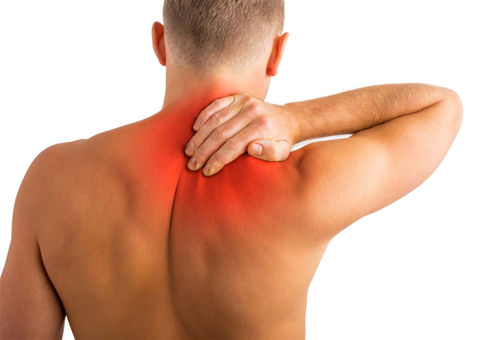 Pekoča bolečina v zgornjem delu hrbta